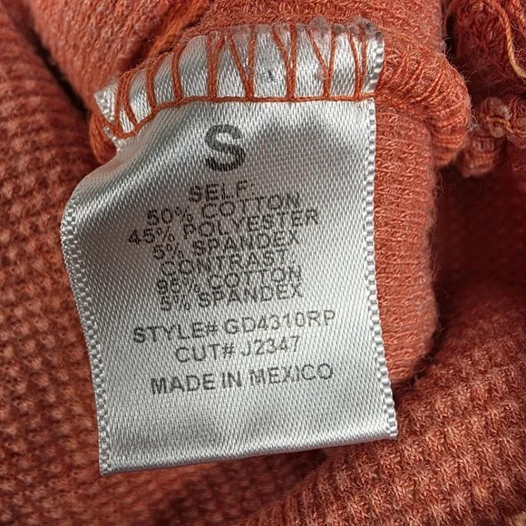 J.OUR Suspender Mini Dress Womens Small Orange Waffle Knit Hook Eye Straps - Picture 4 of 9